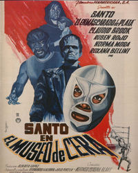 Santo dans le mus�e de cire