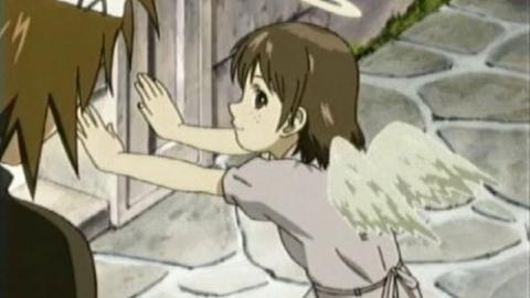 Épisode 2 – Ville et mur - Toga - Haibane Renmei