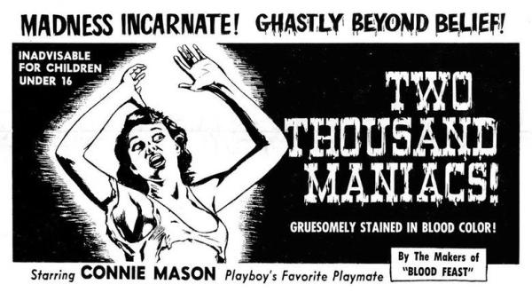 2000 Maniacs (1964) Trailer Ingles