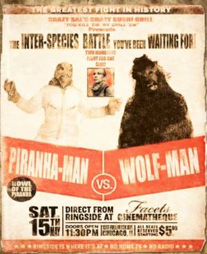 Piranha-Man Vs. Wolf-Man : Howl of the Piranha