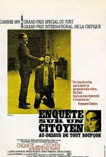 Enquête sur un Citoyen Au-Dessus de Tout Soupçon Enquête sur un Citoyen Au-Dessus de Tout Soupçon