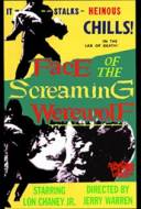 Face of the screaming werewolf