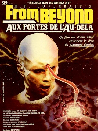 From Beyond : Aux Portes de l'Au-Delà (1986) Afffrombeyond